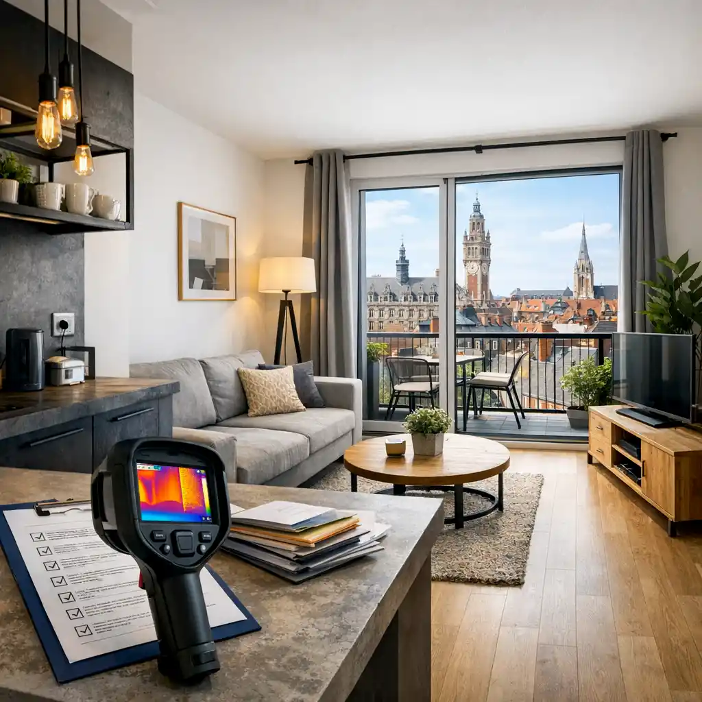Visite virtuelle 360° d'un appartement à Lille par HexaDiag